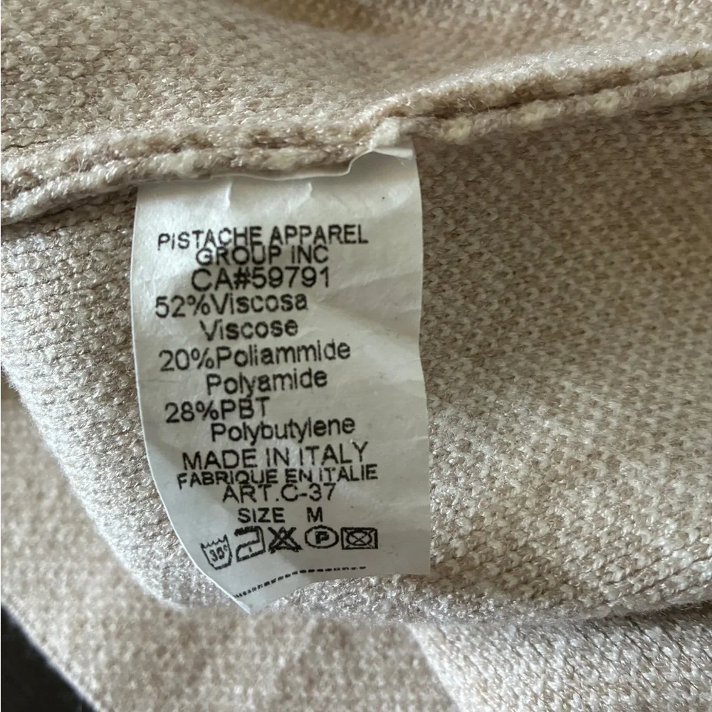 Pistache Neutral Herringbone Skirt - Beige - Size M